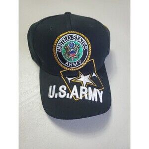 U.S. ARMY - UNITED STATES ARMY Military Baseall Cap - Black - New with Tags